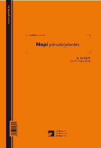 Napi pénztárjelentés Pátria B.13-25/V