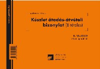 Készlet átadás-átvét.bizonylat B.12-122