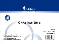 Átírótömb A/6 50x2 Victoria