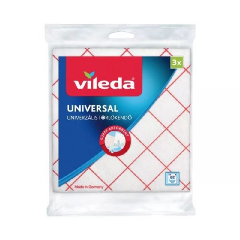 Törlőkendő VIleda univerzális 34x36 3db/csomag