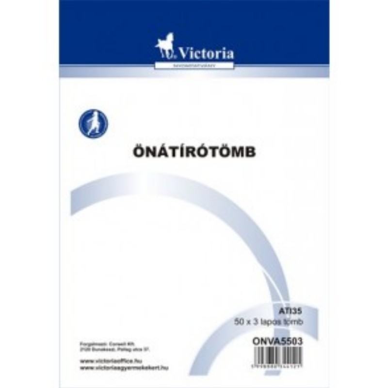Átírótömb A/5 50x3 Victoria