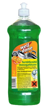 Mosogatószer WellDone 1000ml fertőtlenítős