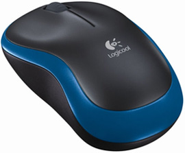 Egér Logitech M185 Wireless Mouse Blue