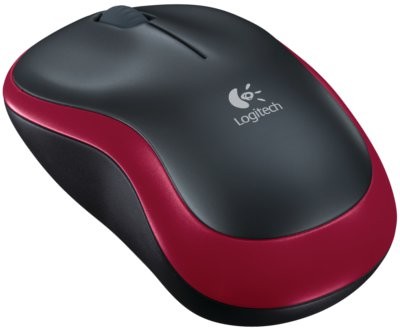 Egér Logitech M185 Wireless Mouse Red