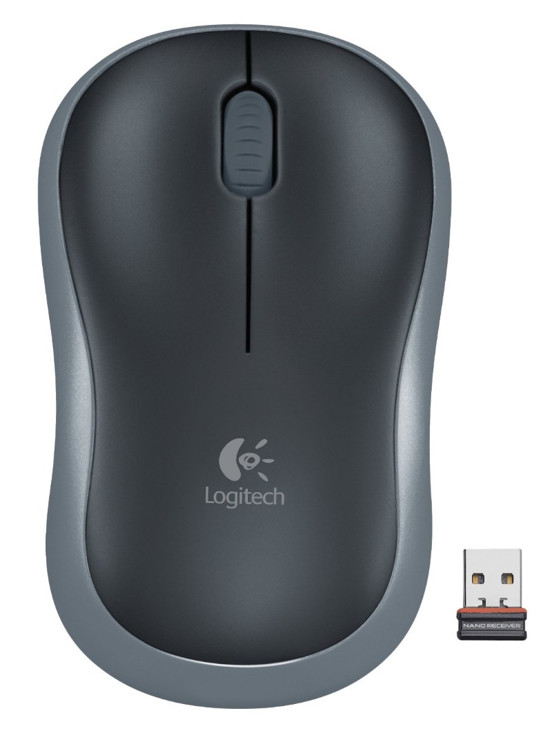 Egér Logitech M185 Wireless Mouse Grey