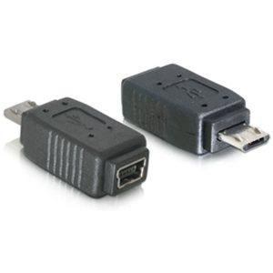 Átalakító Delock 65063 Adapter USB micro-B male to mini USB