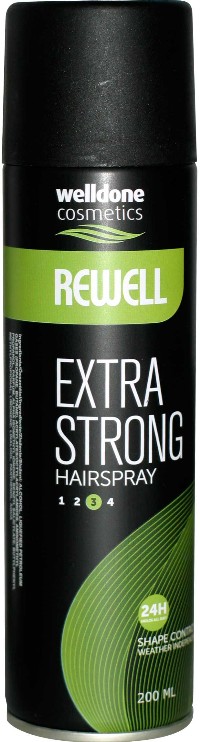 Hajlakk WellDone 500ml Rewell Extra Strong zöld