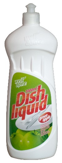 Mosogatószer WellDone 1000ml Green Aple zöld