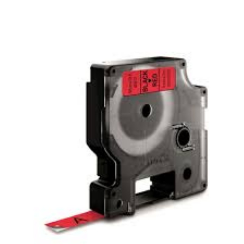 Feliratozógép szalag Dymo piros