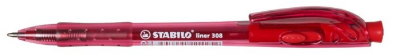 Toll Stabilo Liner 308 piros