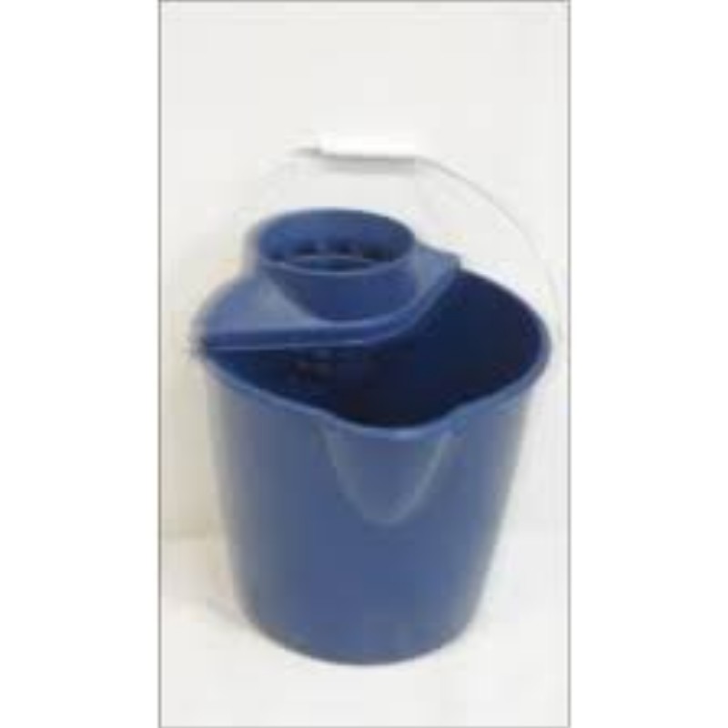 Felmosóvödör+csavaró 12l-es fémfüles