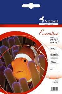 Fotópapír Victoria A/6 260 g Tintasugaras Fényes 20lap/csomag
