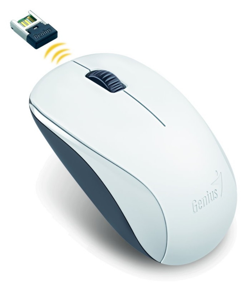 Egér Genius NX-7000 wireless white