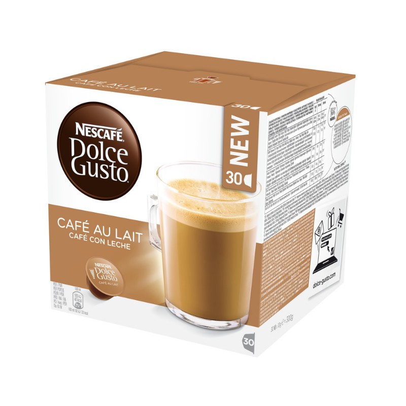 Kávé kapszula Dolce Gusto Café Au Lait 30 db