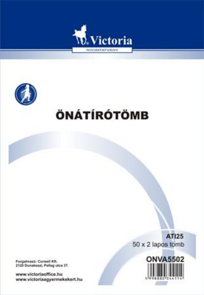 Átírótömb A/5 50x2 Victoria