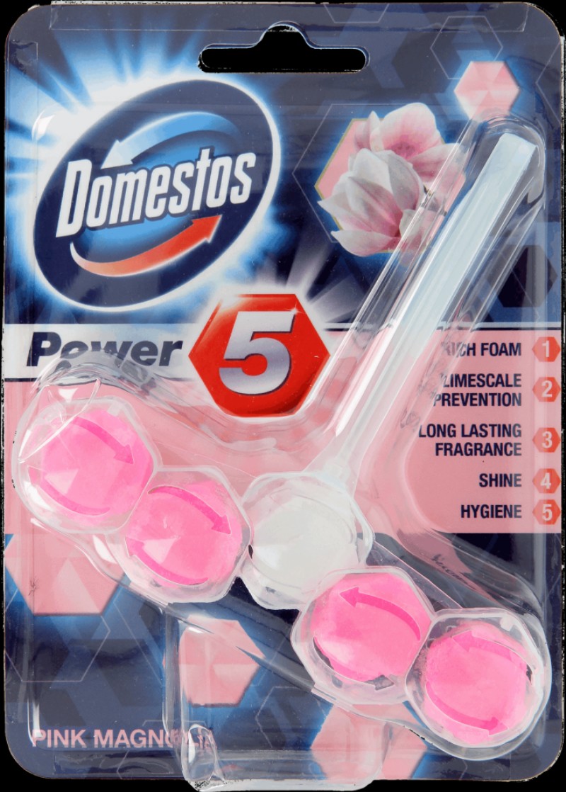 WC tisztító Domestos Power5 magnolia 55g