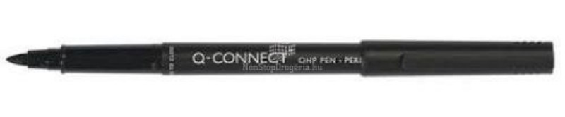 OHP Marker M Q-connect 0,8mm fekete kf01200