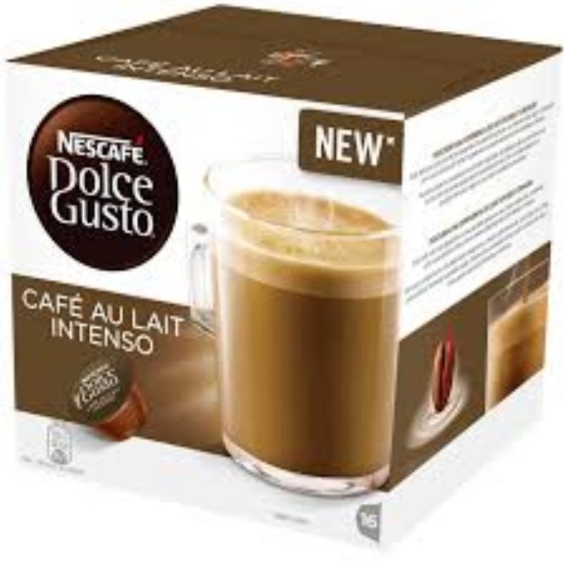 Kávé kapszula Dolce Gusto Café Au Lait Intenso 16db/csomag