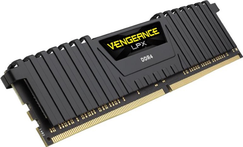 Memória Corsair 4GB DDR4 2400Mhz Vengeance LPX Black