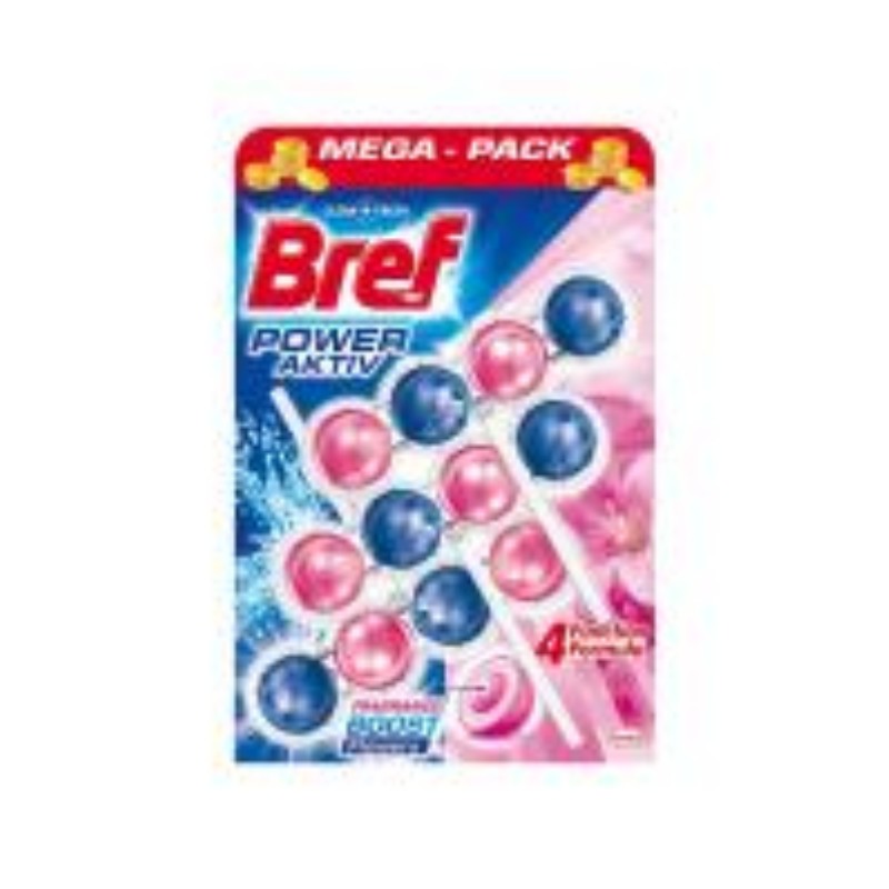 WC Bref golyó 3x50gr Power Aktiv Fresh flower