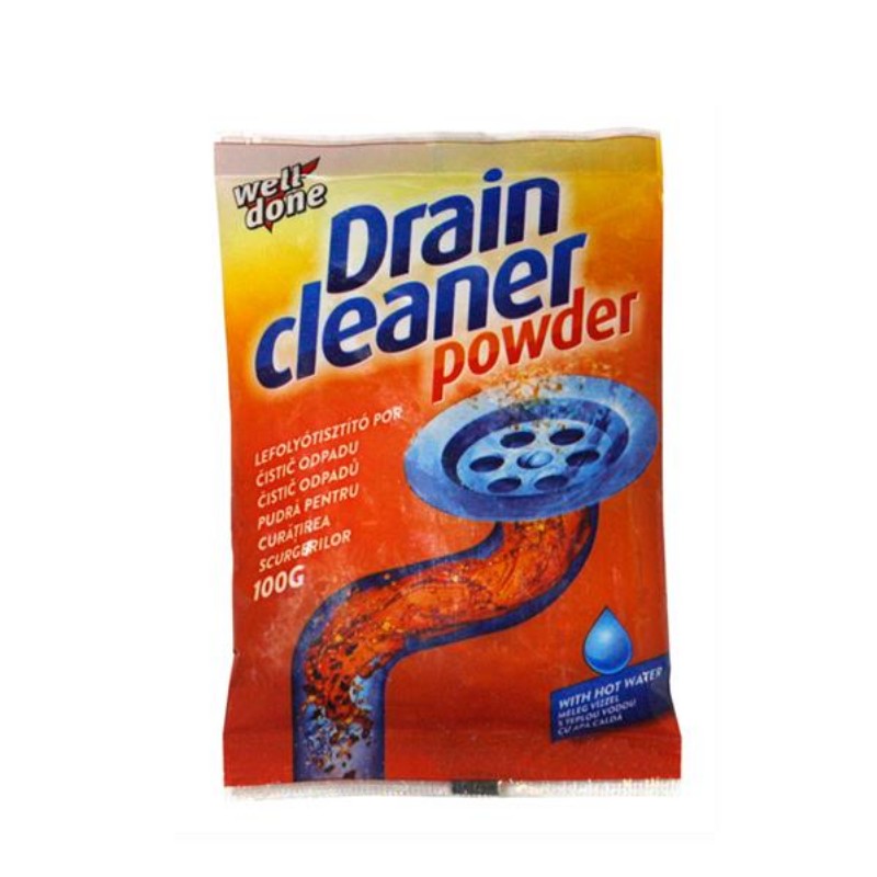 Lefolyótisztító por HOT  WellDone 100gr