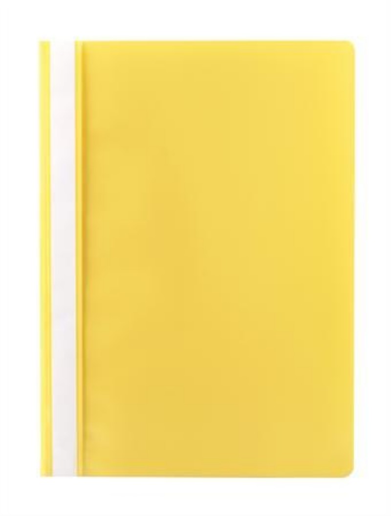 Gyorsfűző Victoria A/4 PVC Citromsárga