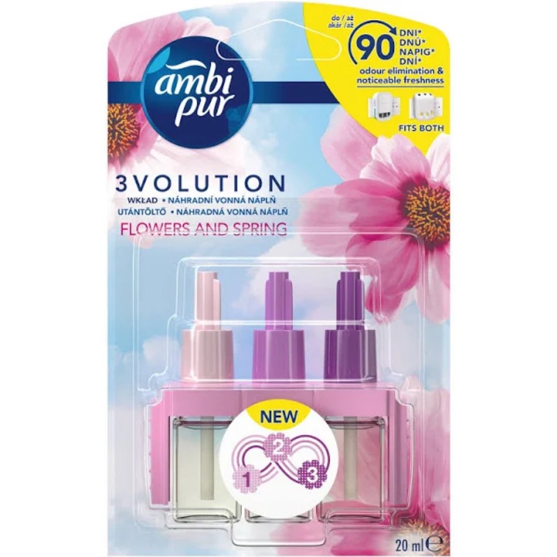 Légfrissítő Ambipur  3 vol utántöltő 20ml Flower