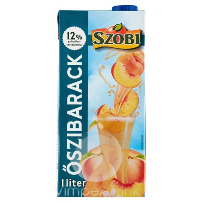 Gyümölcsital Szobi 1l őszibarack