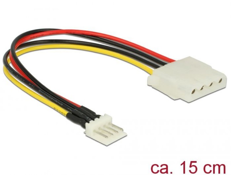 Adapter Delock floppy 4pin male -> molex 4pin female 15cm