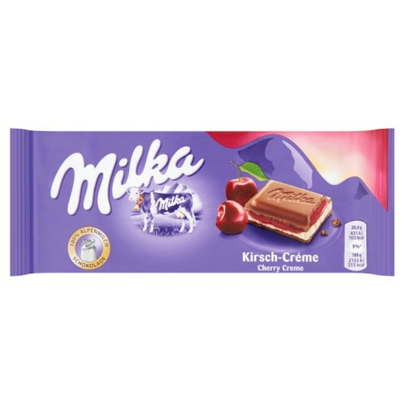 Csoki Milka táblás 100g Meggyes