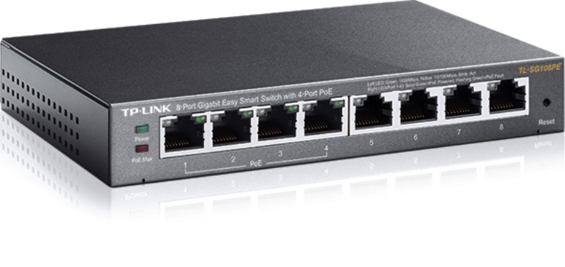 Switch TP-Link TL-SG108PE 8port Gigabit 4 POE