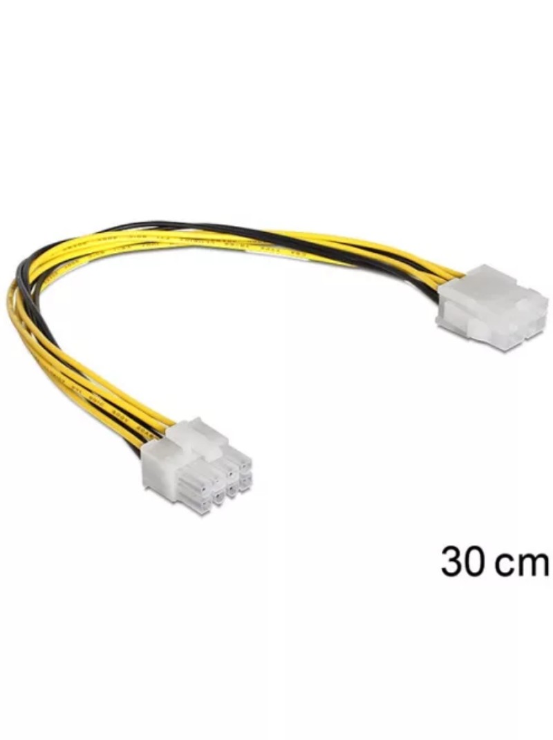 Adapter Delock power Molex 4 x 2 pin fan male 30cm