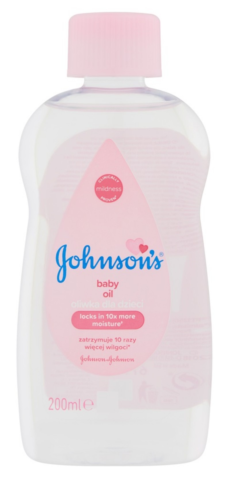 Babaolaj Johnsons 200ml rózsaszín