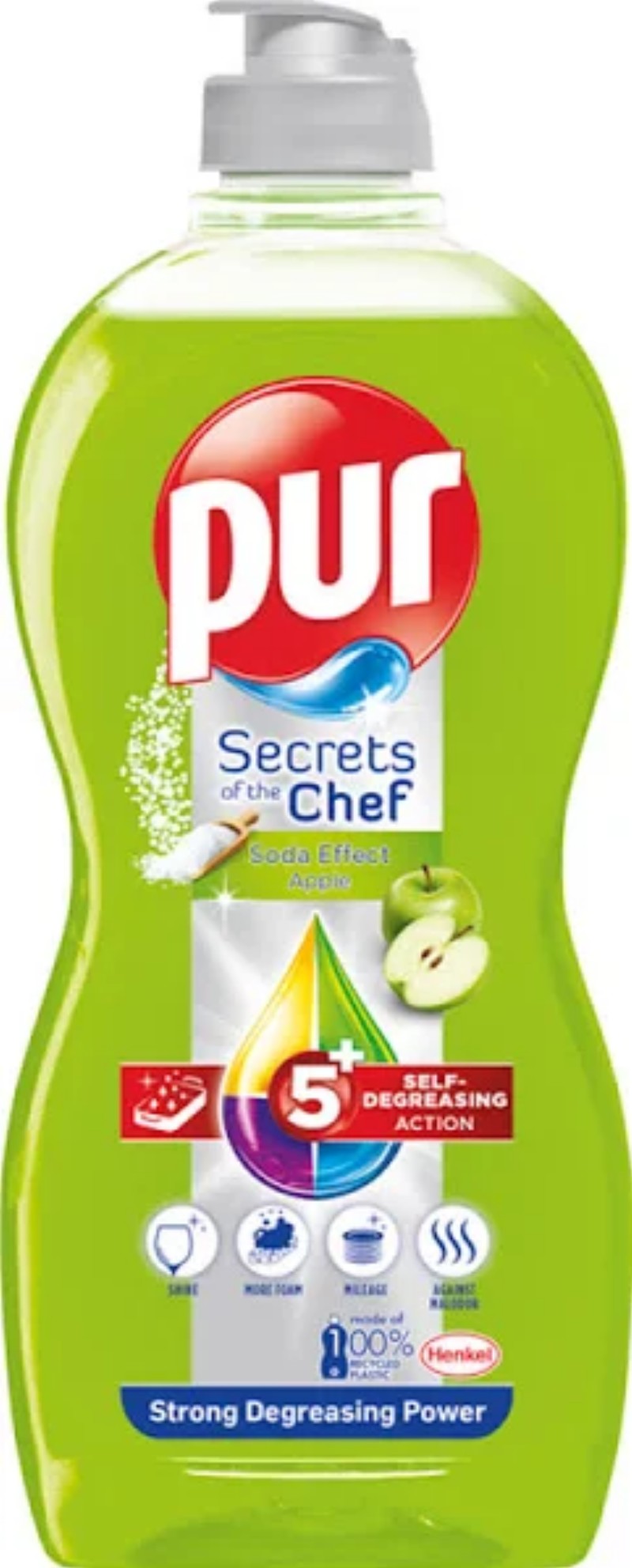 Mosogatószer Pur 450ml Power Apple