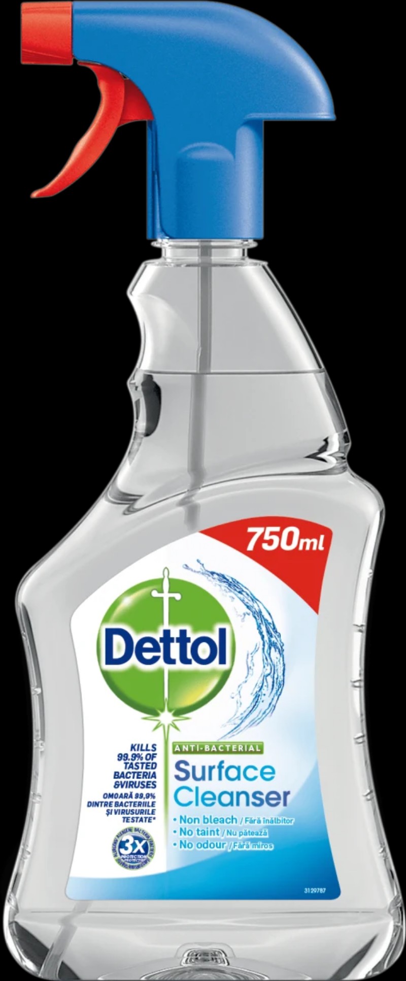 Felülettisztító spray Dettol 750ml Antibakteriális