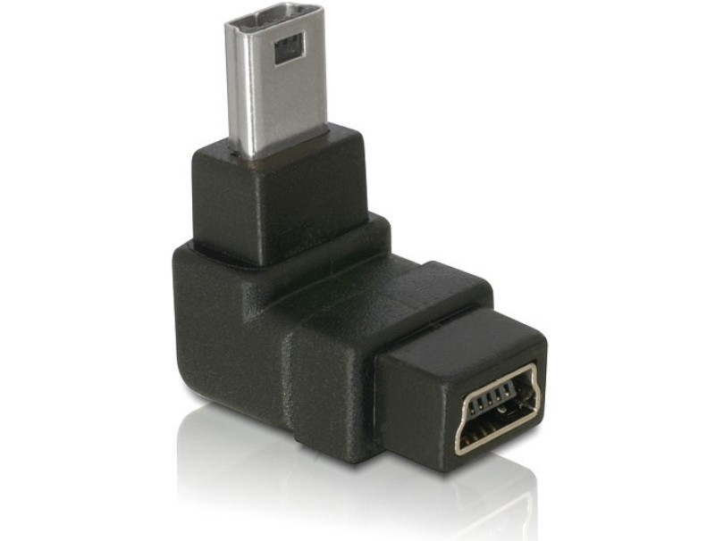 Adapter DeLock USB 2.0 Mini anya -> USB 2.0 Mini apa 90°