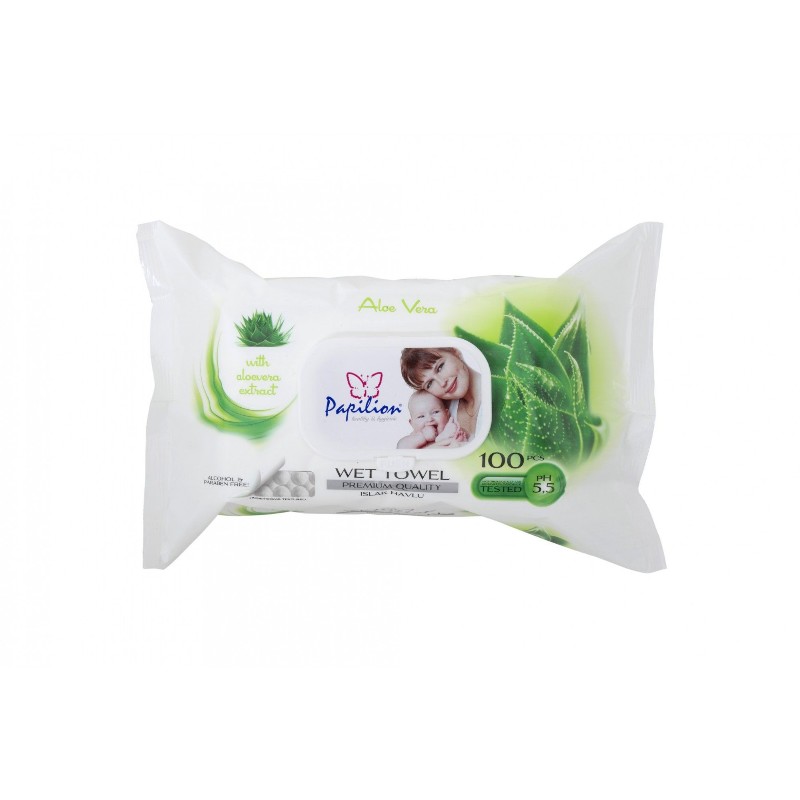 Nedves törlőkendő baba Papilion Aromat