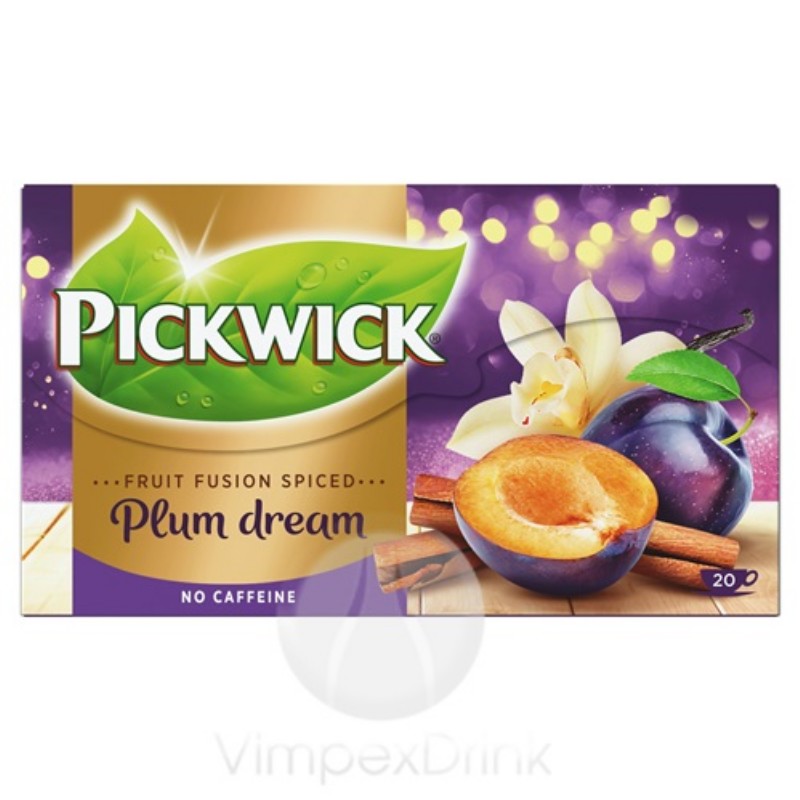 Tea Pickwik Szilva-Vanília-Fahéj 20x2g