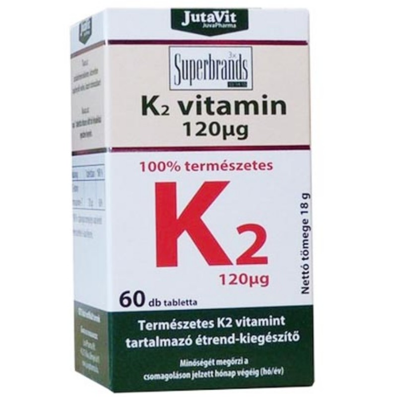 Vitamin JutaVit K2 vitamin tabletta 60db