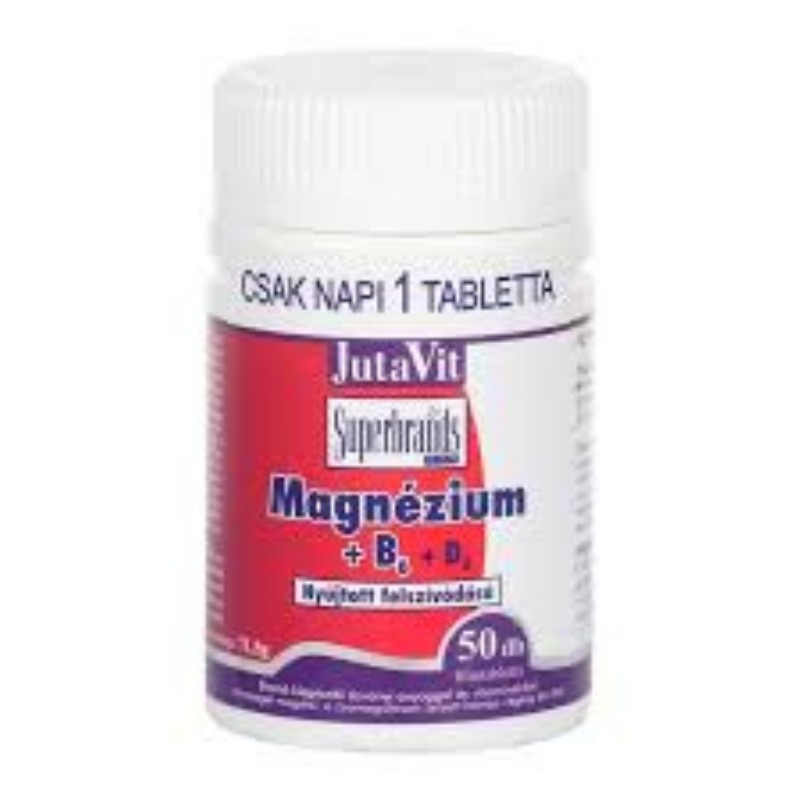 Vitamin JutaVit Magnézium+B6+D3 50db