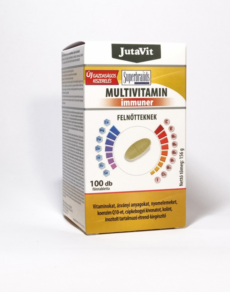 Vitamin JutaVit Multivitamin felnőtteknek immuner 100db