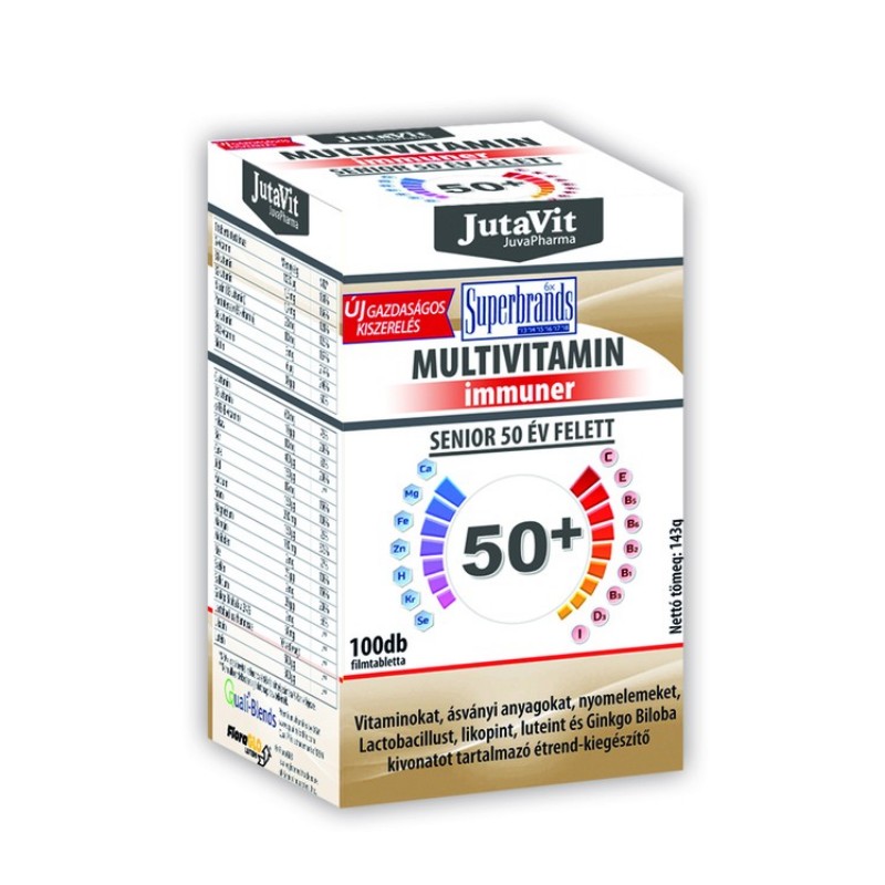 Vitamin JutaVit Multivitamin felnötteknek immuner 50+100db