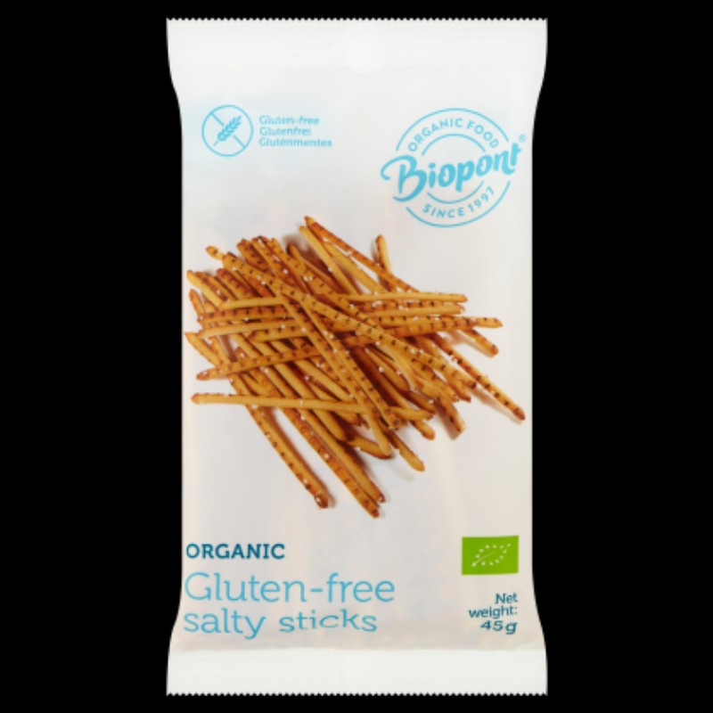 Sóspálcika Biopont gluténmentes 45gr dekor-sós