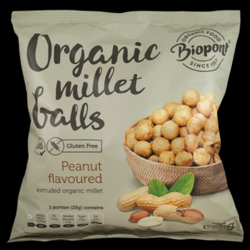 Kölesgolyó Bio Biopont Extrudált mogyorós 60g