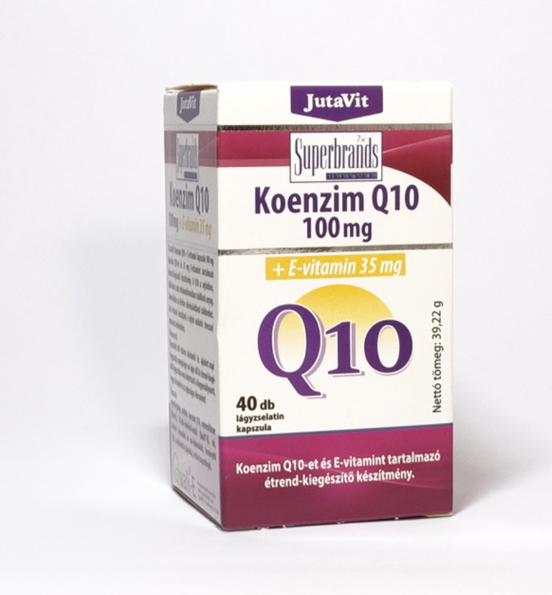 Vitamin JutaVit Koenzim Q10 100mg+E-Vitamin 35mg 40db