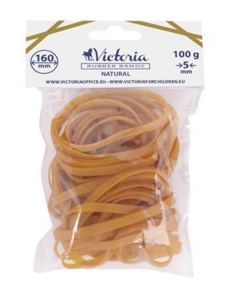 Postázógumi VICTORIA 160x5mm 100g natúr