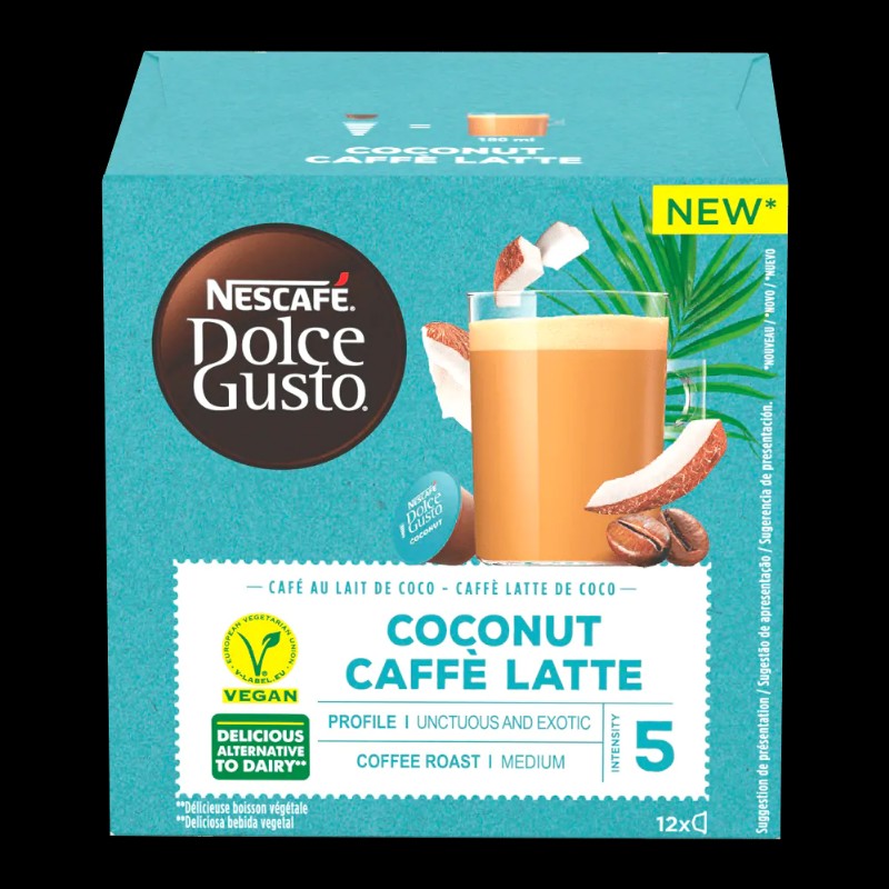 Kávé kapszula Dolce Gusto Coconut Caffé Latte 16db/csomag