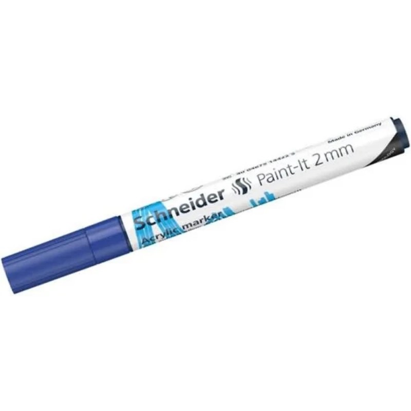 Akril marker Schneider kék