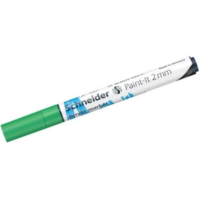 Akril marker Schneider zöld
