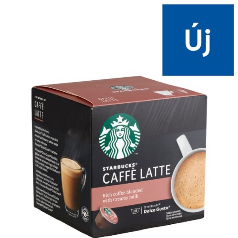 Kávé kapszula Dolce Gusto STARBUCKS Caffé Latte